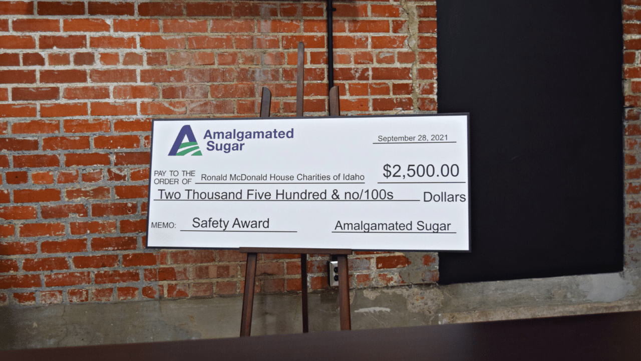 Nampa Factory Achieves Safety Milestone Donates 2,500 to Ronald