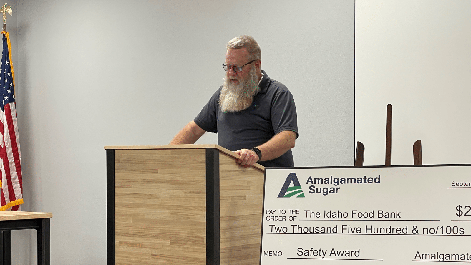 Safety Milestone at MiniCassia Factory Prompts 2,500 Donation